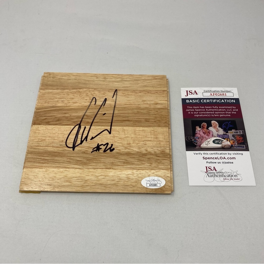 Justise Winslow signed Floor Portland Trail‎ Blazers Duke Blue Devils JSA COA